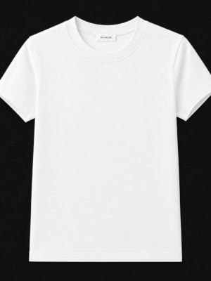 OUMILAN WHITE BASIC TEE