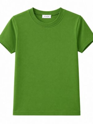 OUMILAN OLIVE BASIC TEE
