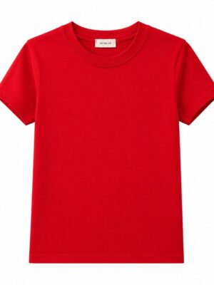 OUMILAN RED BASIC TEE