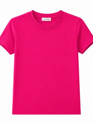 OUMILAN PINK BASIC TEE