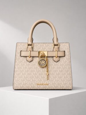 MICHAEL KORS HAMILTON CAMEL POIL DE CHAMEAU BAG
