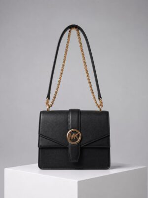 MICHAEL KORS BLACK NOIR GREENWICH BAG