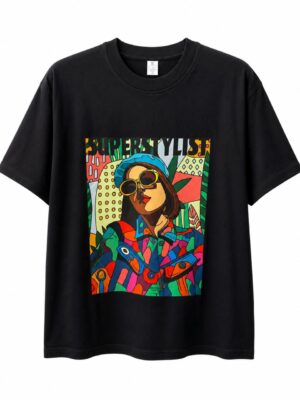 BLACK SUPERSTYLIST CHARACTER TEE