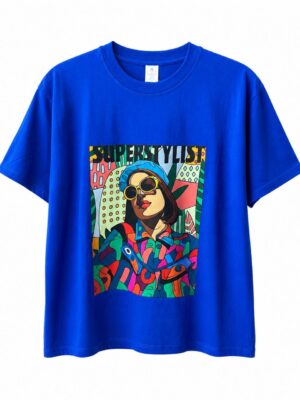 BLUE SUPERSTYLIST CHARACTER TEE