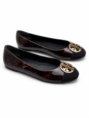 TORY BURCH CHELSEA CAP-TOE BALLET FLAT
