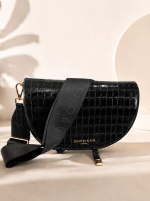 SHOBIKAN KOYO BLACK SADDLE BAG