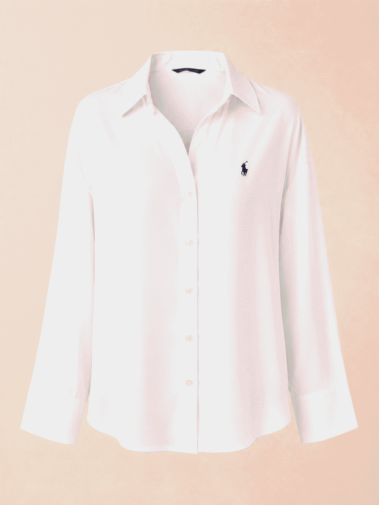 (2FOR45K)YOYO 9045 WHITE PONY SHIRT
