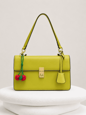 (2FOR55K)LEMON 9019 GOLD PUSH LOCK BAG