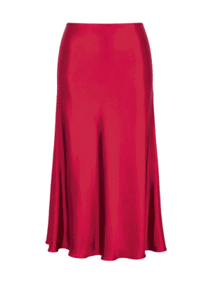 (2FOR40K)BERRY SILK SKIRT