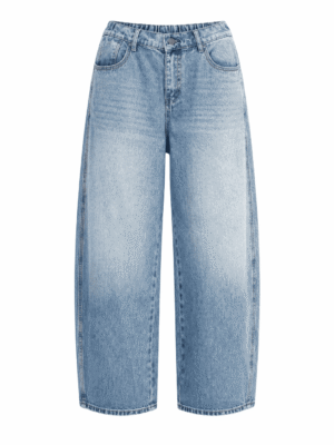 DAXIA 8588 LIGHT BLUE WASH BARRELS JEANS