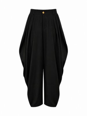 CYAA BLACK BARREL PANTS