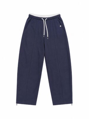 MS 5804 NAVY WHITE WAIST BARREL JOGGERS