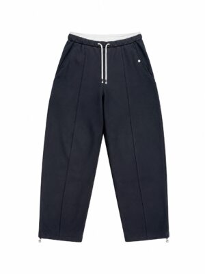 MS 5804 BLACK WHITE WAIST BARREL JOGGERS